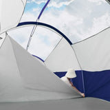14 ft. x 9 ft. 8 Person Double Layer Camping Tent with Divided Curtain, Mesh Window and Carry Bag