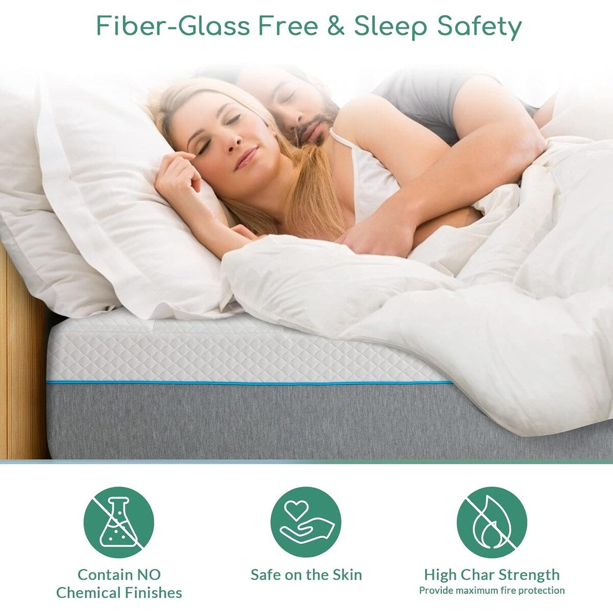 14 inch Gel Memory Foam Mattress, Cooling Medium Feel Bed Mattress in a Box, CertiPUR-US