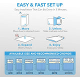 14 inch Gel Memory Foam Mattress, Cooling Medium Feel Bed Mattress in a Box, CertiPUR-US