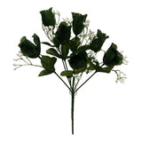  14" tall Rose bud bush x 7