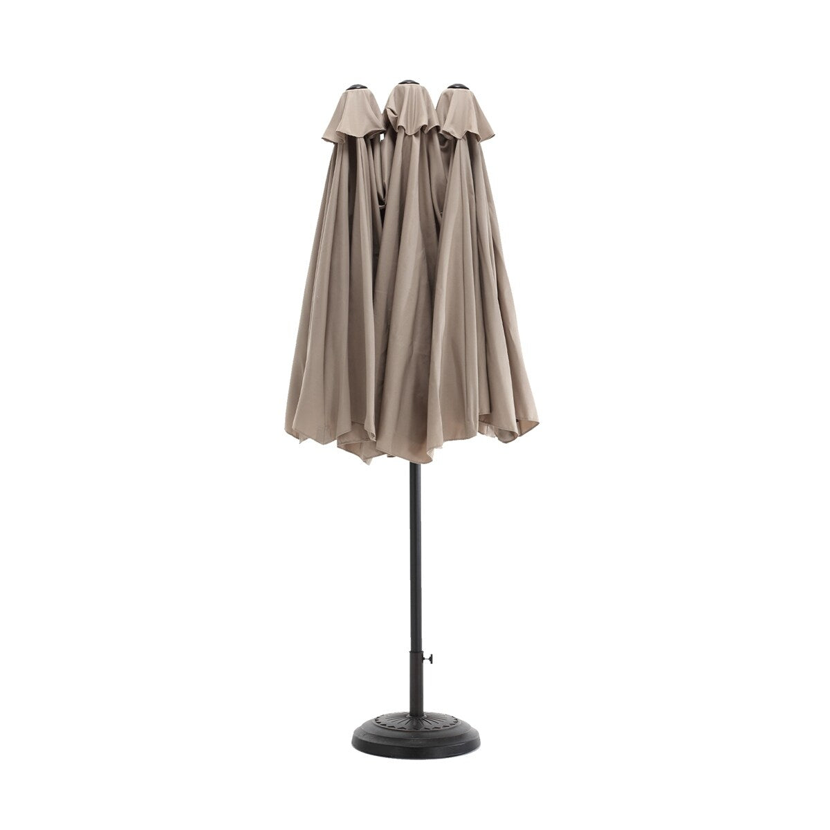 14.8 Ft Double Sided Outdoor Umbrella Rectangular Large with Crank
