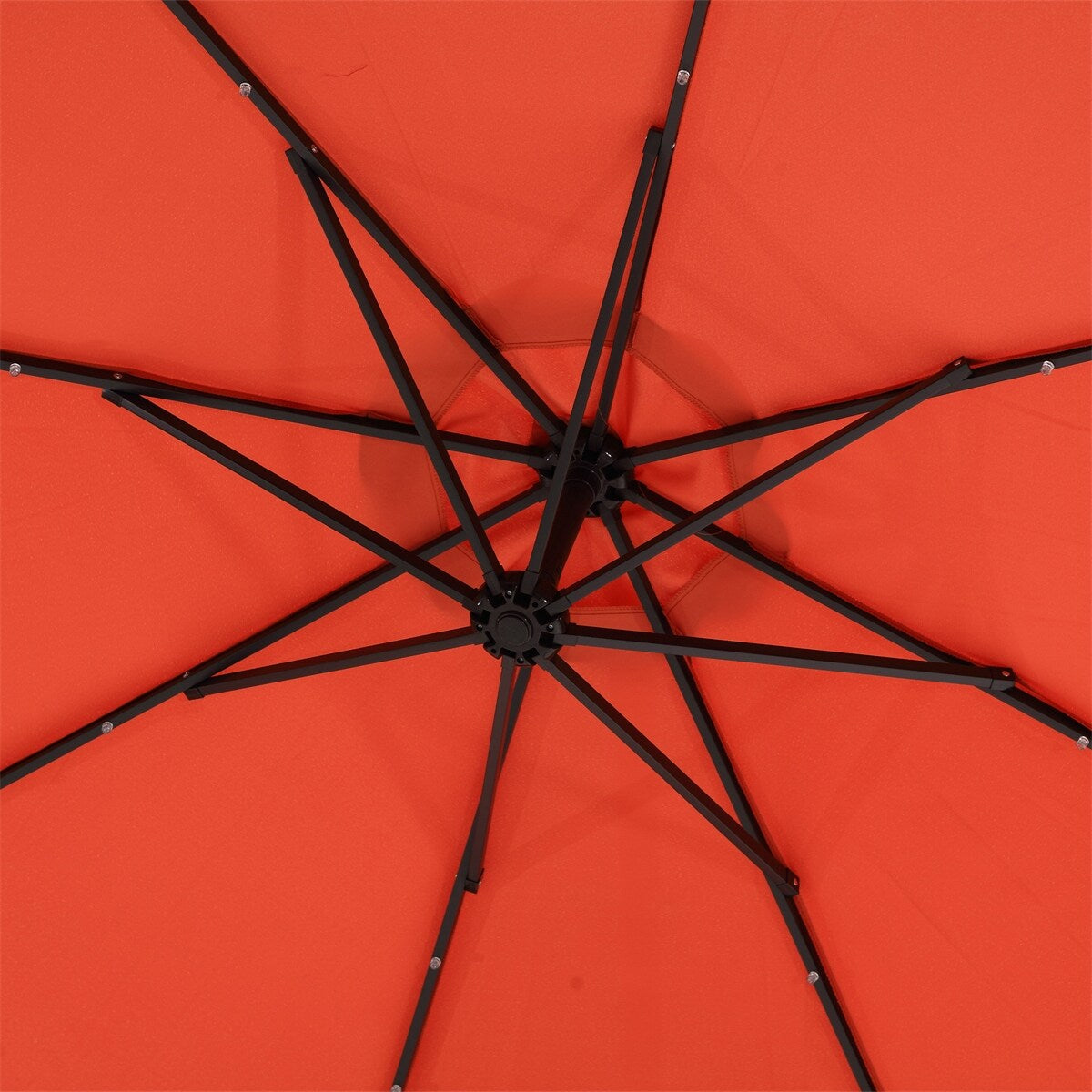 14.8 Ft Double Sided Outdoor Umbrella Rectangular Large with Crank