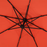 14.8 Ft Double Sided Outdoor Umbrella Rectangular Large with Crank