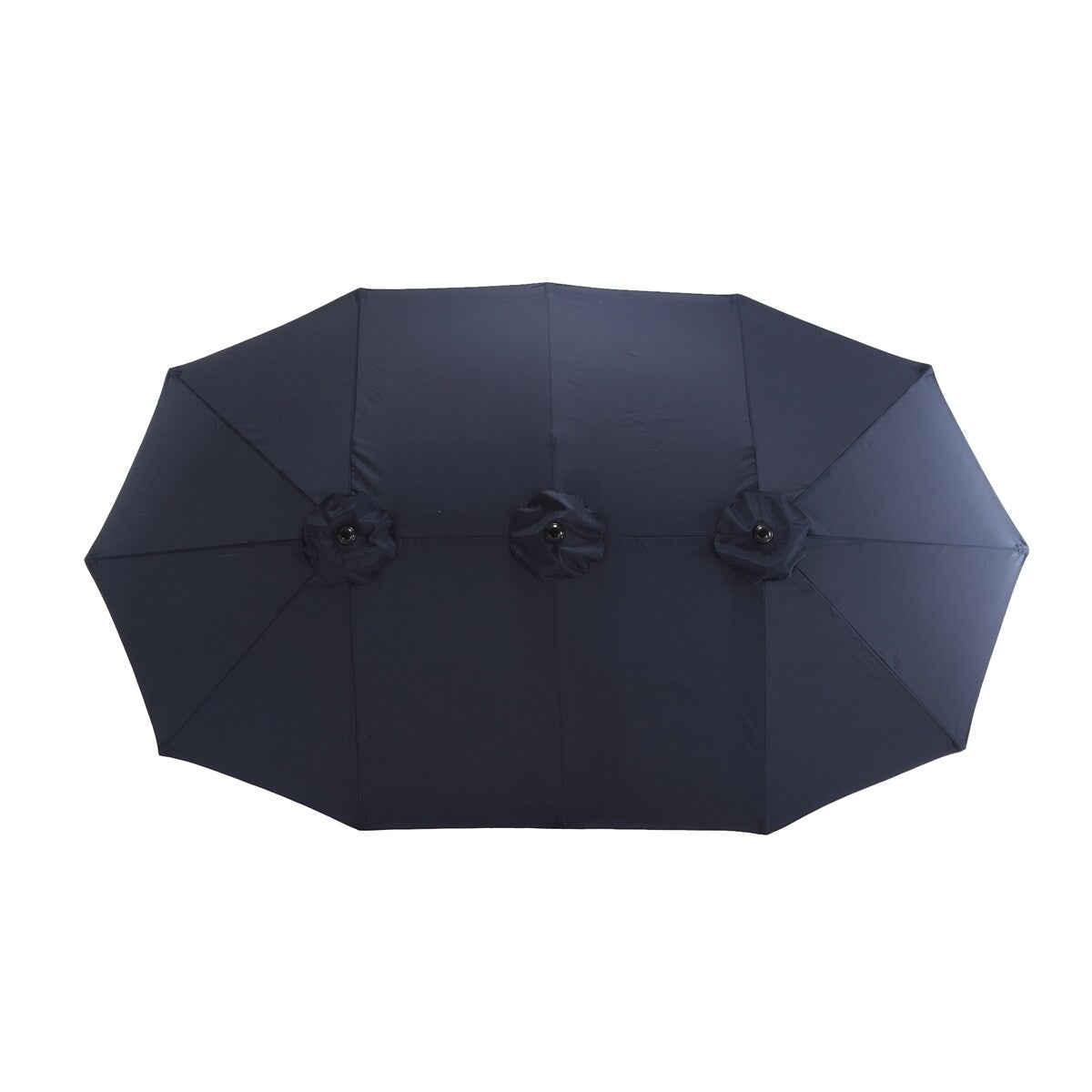 14.8 Ft Double Sided Outdoor Umbrella Rectangular Large with Crank