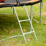 14FT Trampoline with Basketball Reinforced Jumping Mat and Ladder