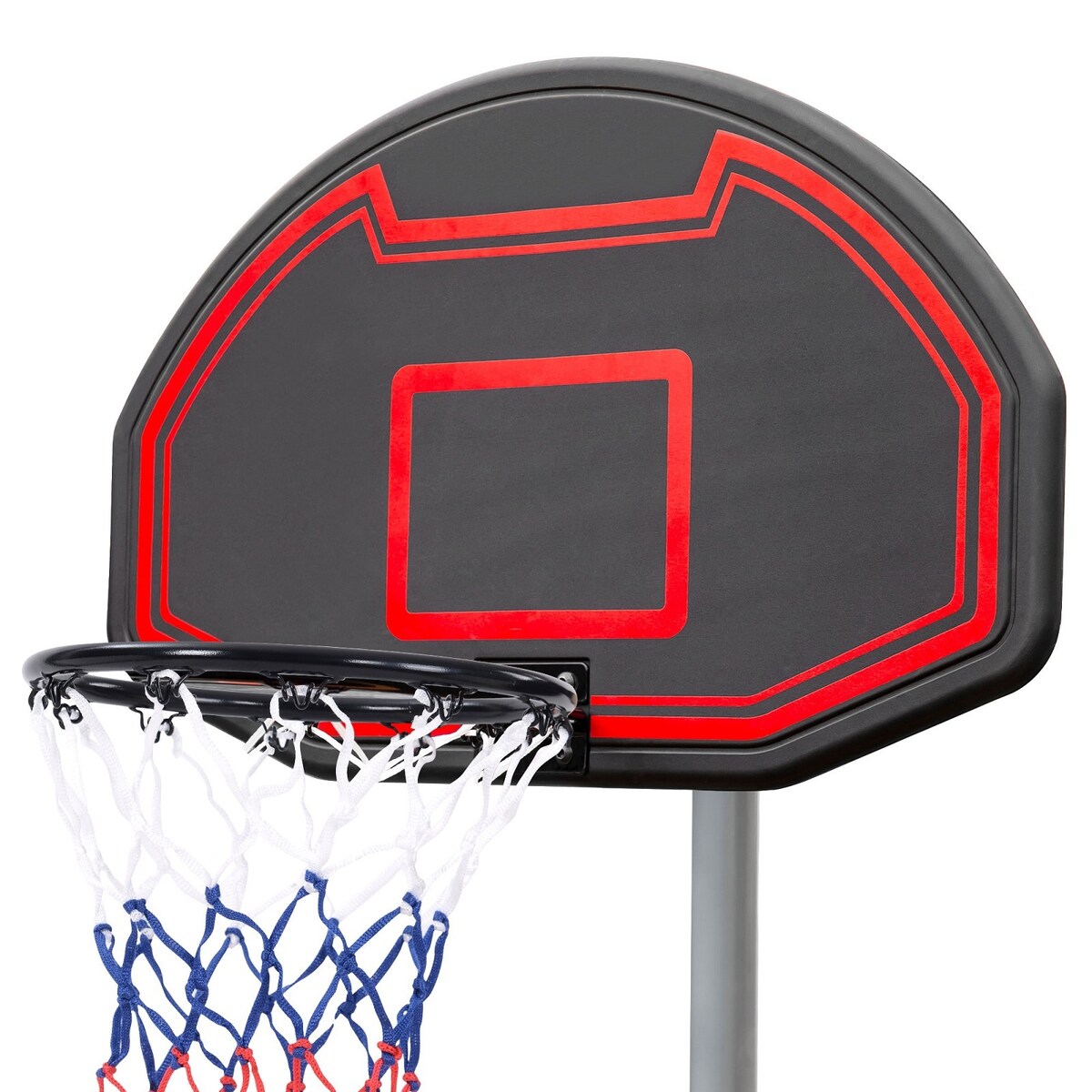 14FT Trampoline with Basketball Reinforced Jumping Mat and Ladder