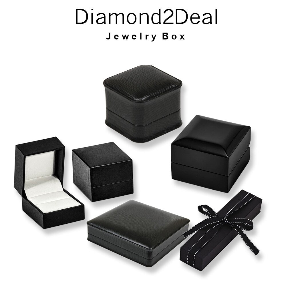 14K White Gold Polished Y Block Initial Charm