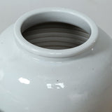 14" High Clara Vase with Unglazed Base