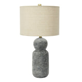 Round Stoneware Desk Lamp