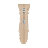 14" x 4-3/8" x 3-3/4" Large Hand Carved Maple Acanthus Leaf Corbel