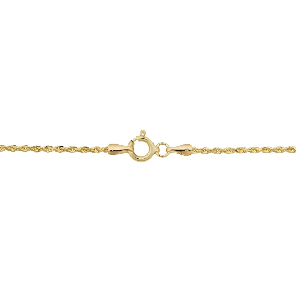 14k Yellow Gold 1.5 millimeter Rope Chain Necklace (14 - 30 inches)