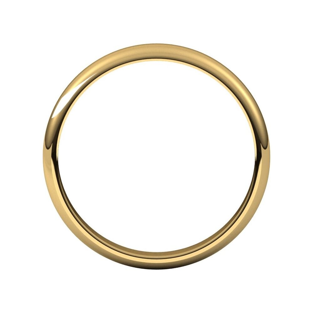 14k Yellow Gold 22mm Round Hollow Joseph Medal Pendant