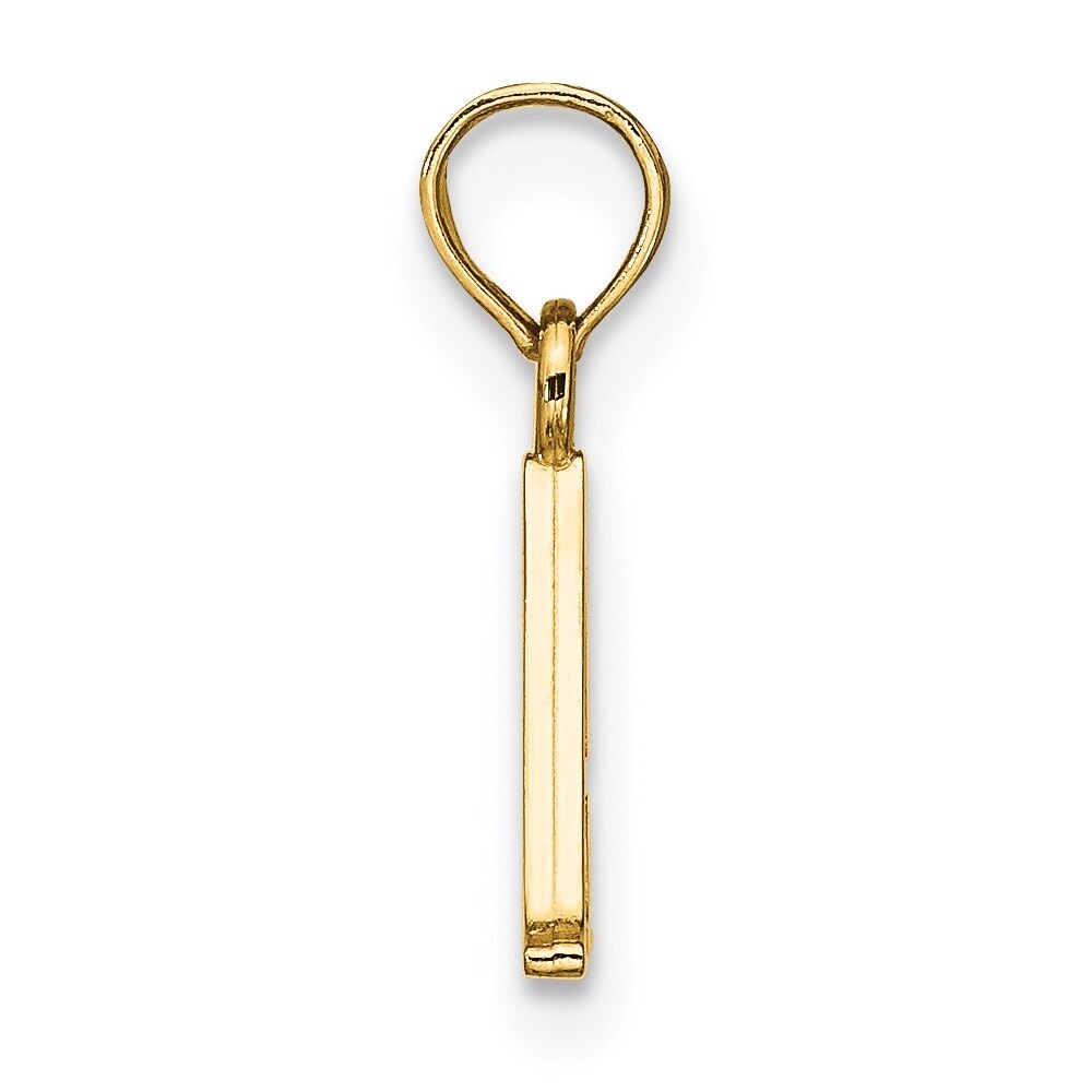 14k Yellow Gold A BLOCK INITIAL/HP (2of2)