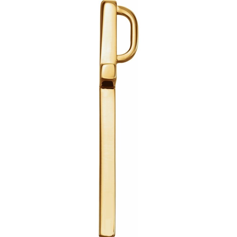 14k Yellow Gold Cross Pendant(L-25.7mm, W-15.7mm)