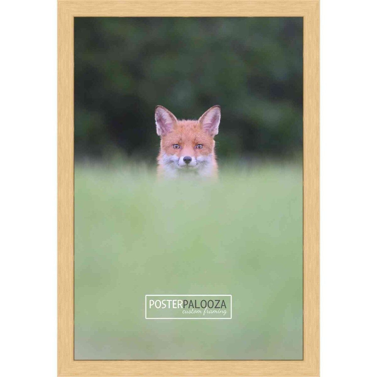 14x10 Traditional Natural Complete Wood Picture Frame with UV Acrylic, Foam Board Backing, & Hardware