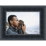 14x12 Traditional Black Complete Wood Picture Frame with UV Acrylic, Foam Board Backing, & Hardware