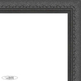 14x14 Ornate Mahogany Complete Wood Square Picture Frame with UV Acrylic, Foam Board Backing, & Hardware