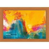 14x16 Traditional Honey Pecan Complete Wood Picture Frame with UV Acrylic, Foam Board Backing, & Hardware