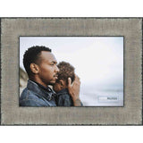 14x16 Traditional Silver Complete Wood Picture Frame with UV Acrylic, Foam Board Backing, & Hardware