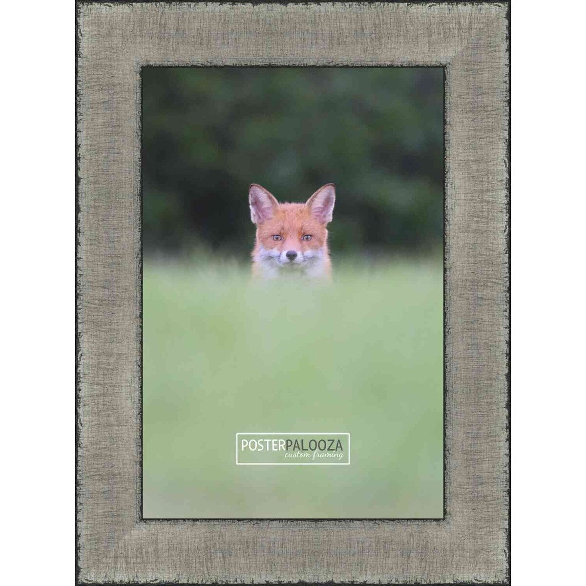 14x16 Traditional Silver Complete Wood Picture Frame with UV Acrylic, Foam Board Backing, & Hardware