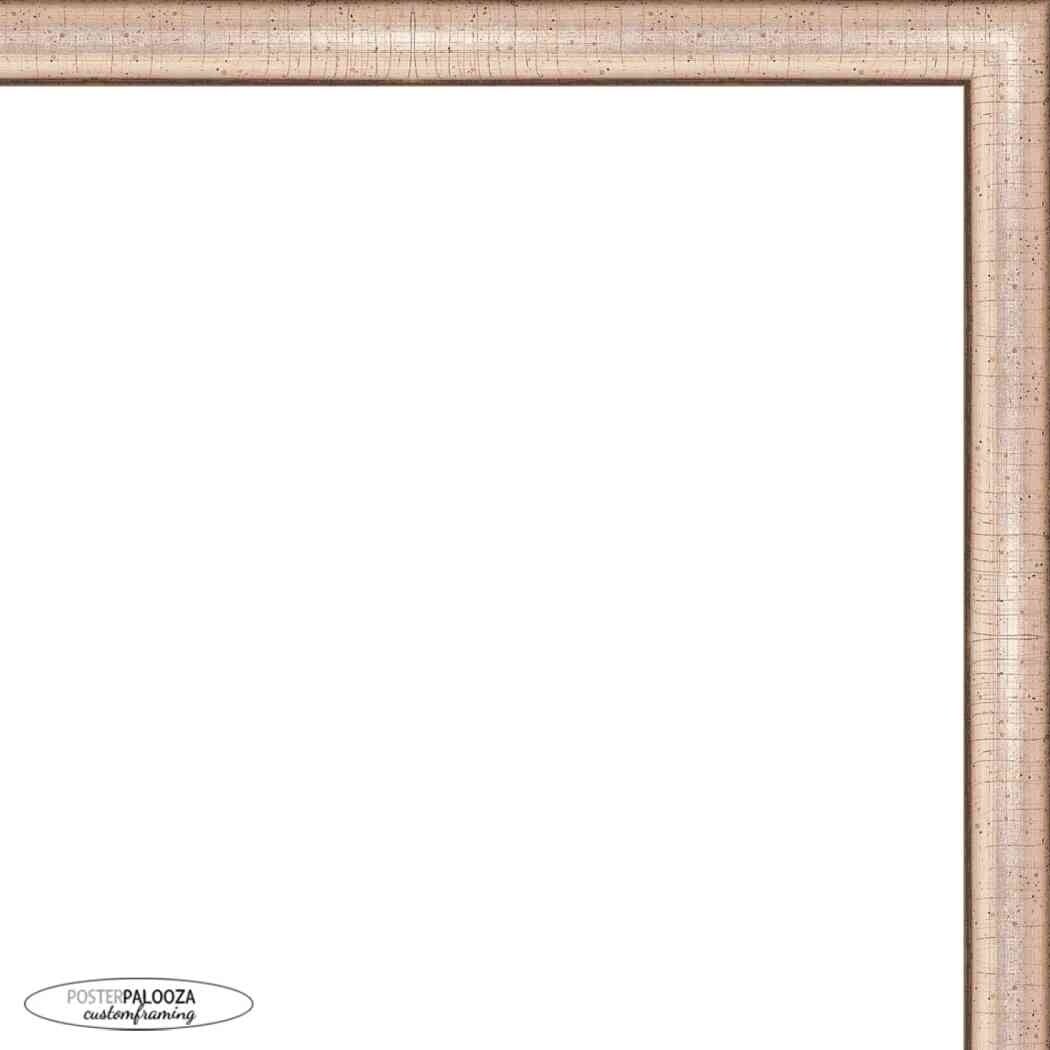 14x18 Contemporary Antique Silver Complete Wood Picture Frame with UV Acrylic, Foam Board Backing, & Hardware