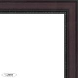 14x18 Traditional Mahogany Complete Wood Picture Frame with UV Acrylic, Foam Board Backing, & Hardware