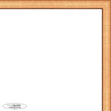 14x24 Contemporary Antique Gold Complete Wood Picture Frame with UV Acrylic, Foam Board Backing, & Hardware