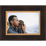 14x25 Traditional Black Complete Wood Picture Frame with UV Acrylic, Foam Board Backing, & Hardware