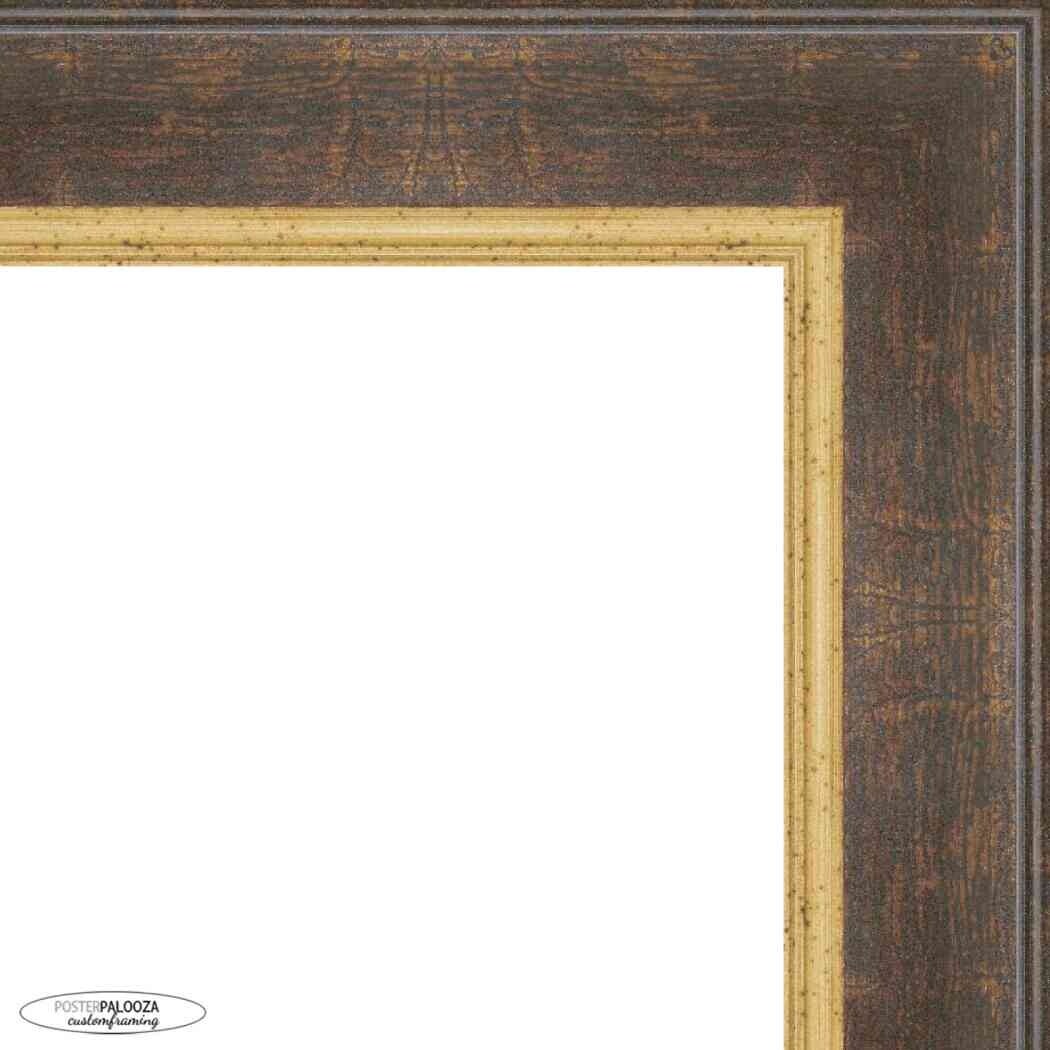 14x8 Contemporary Acid Complete Wood Picture Frame with UV Acrylic, Foam Board Backing, & Hardware