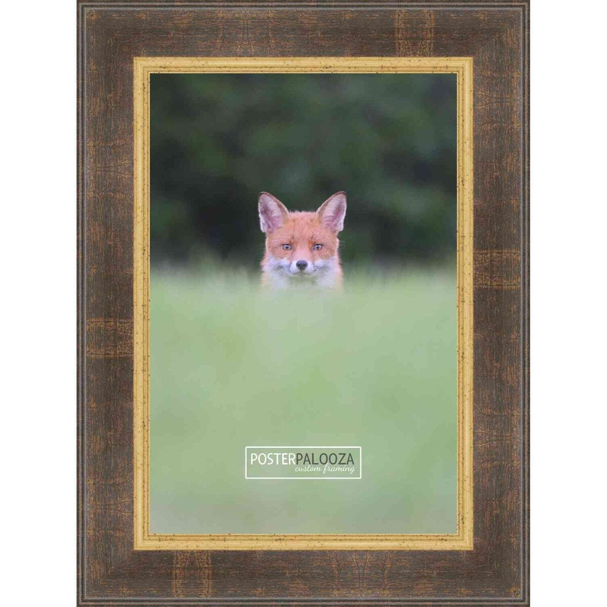 14x8 Contemporary Acid Complete Wood Picture Frame with UV Acrylic, Foam Board Backing, & Hardware
