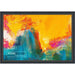 14x8.5 Traditional Black Complete Wood Picture Frame with UV Acrylic, Foam Board Backing, & Hardware