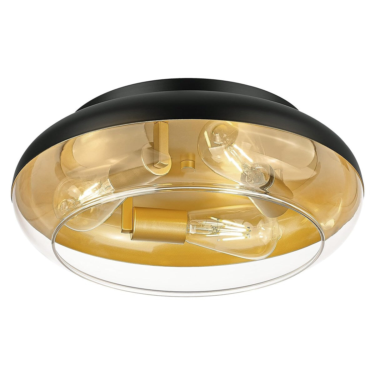 15 Inch Vintage Flush Mount Light Fixture