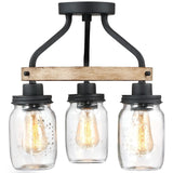 Semi-Flush Mount - 15"W