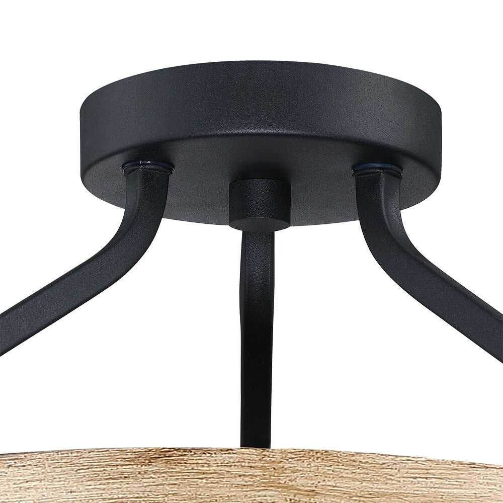 Semi-Flush Mount - 15"W