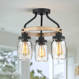 Semi-Flush Mount - 15"W