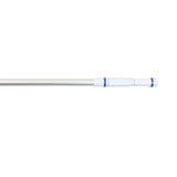 15.5' Silver Corrugated Adjustable Telescopic Pole for Vacuum Heads and Skimmers