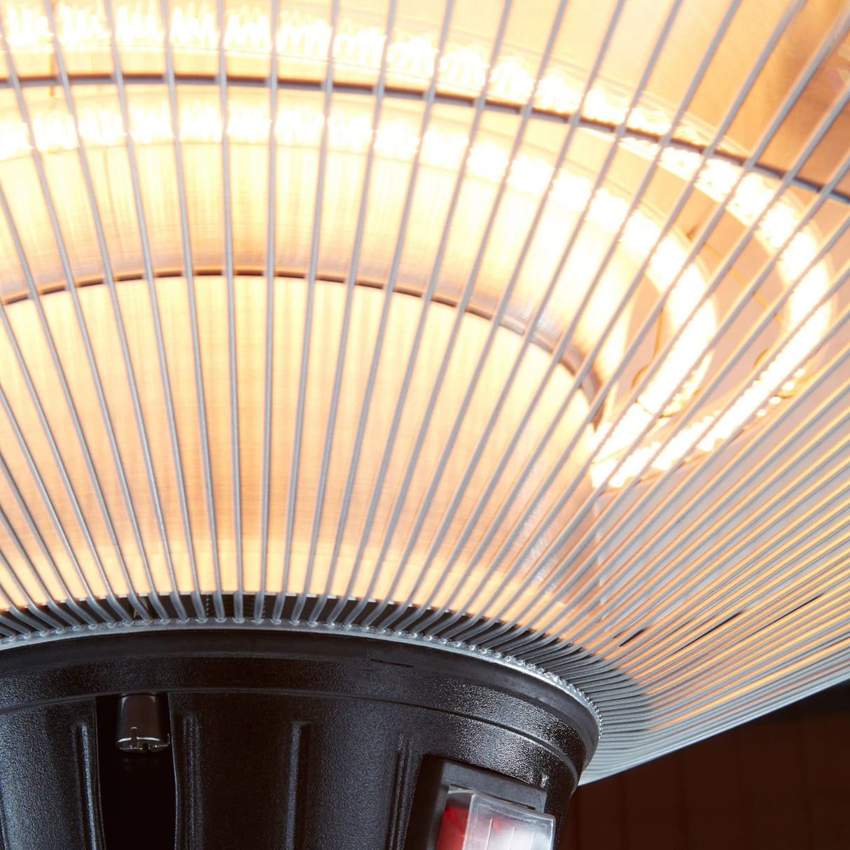 1500W Indoor /Outdoor Electric Patio Heater Standing Lamp - N/A