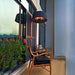 1500W Indoor /Outdoor Electric Patio Heater Standing Lamp - N/A