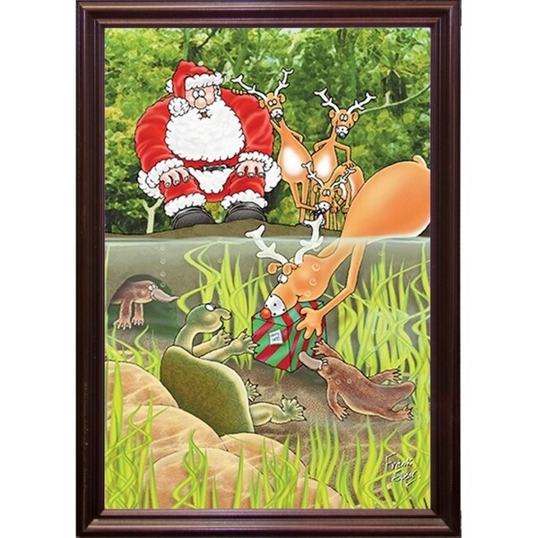 153333 Platypus & Turtle-FSPEAR132384 Print 7"x4.75" by Frank Spear