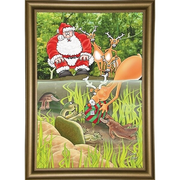 153333 Platypus & Turtle-FSPEAR132384 Print 7"x4.75" by Frank Spear
