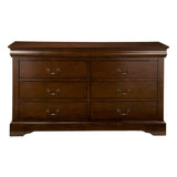 1572APB Espresso 6 Drawer Dresser