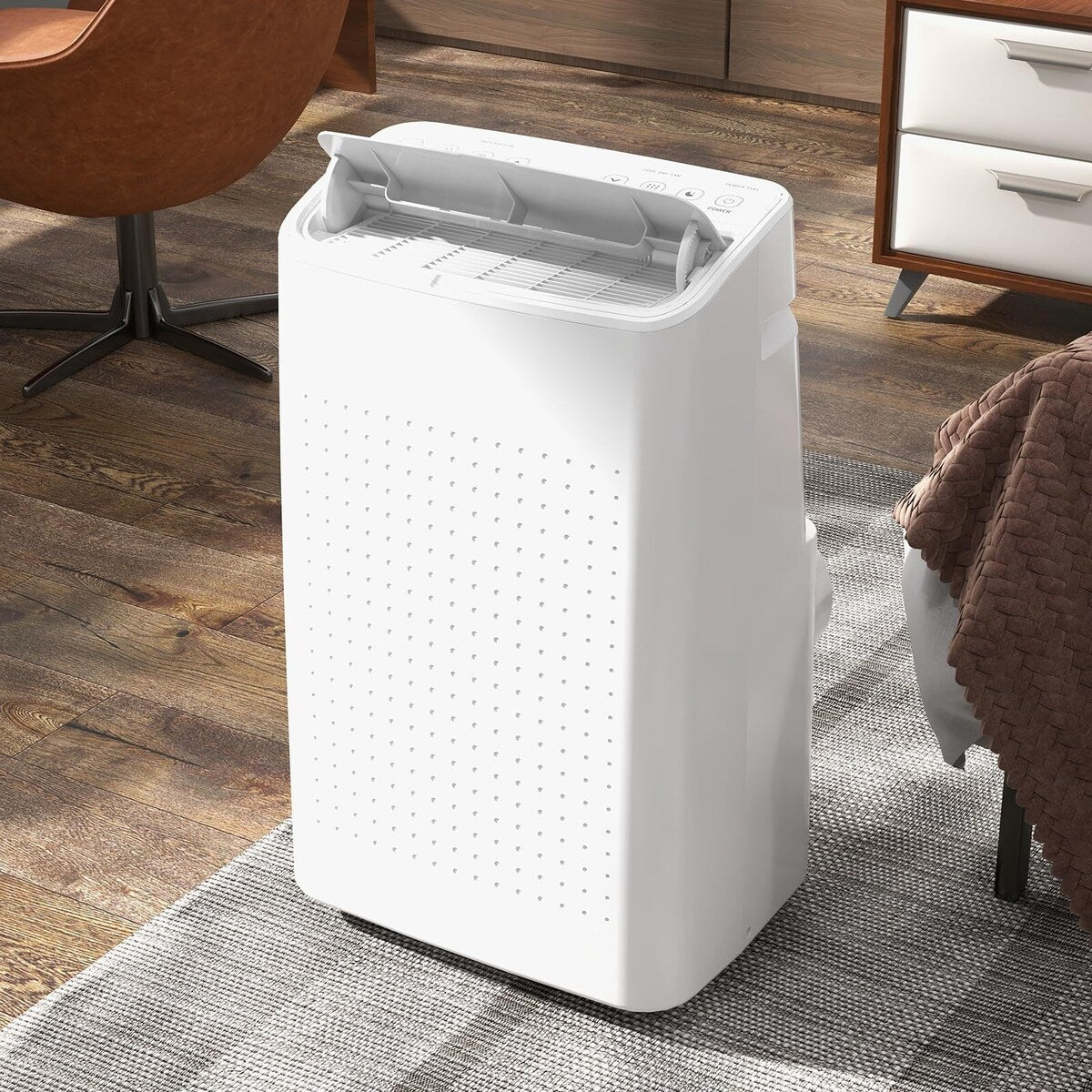 15,000 BTU Portable Air Conditioner, Cools up to 800 Sq.ft, Portable AC Built-in Cool with Dehumidifier and Fan Modes