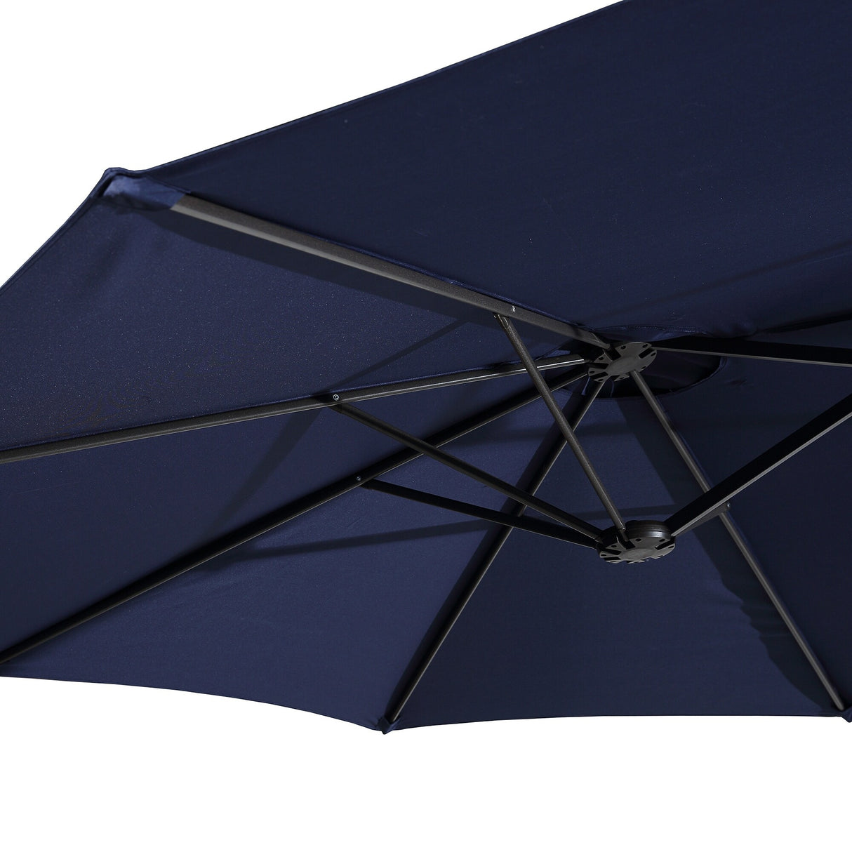 15ft Rectangular Patio Market Umbrella with Base