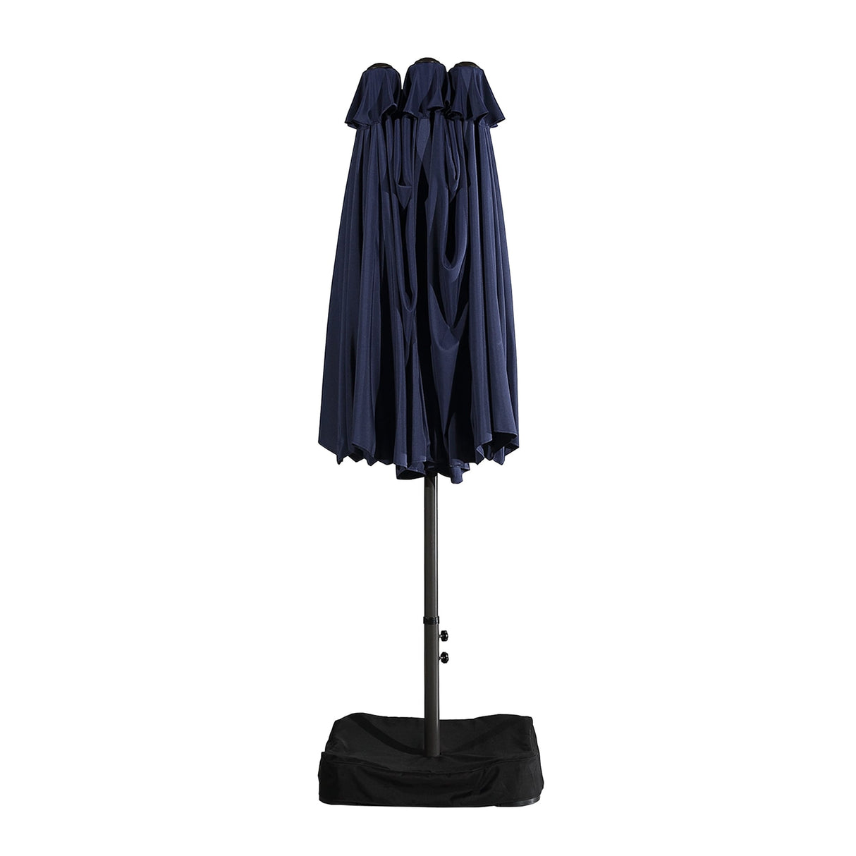 15ft Rectangular Patio Market Umbrella with Base