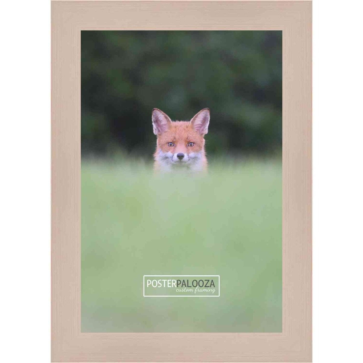 15x11 Contemporary White Washed Complete Wood Picture Frame with UV Acrylic, Foam Board Backing, & Hardware