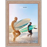 15x12 Traditional Antique Silver Complete Wood Picture Frame with UV Acrylic, Backing, & Hardware