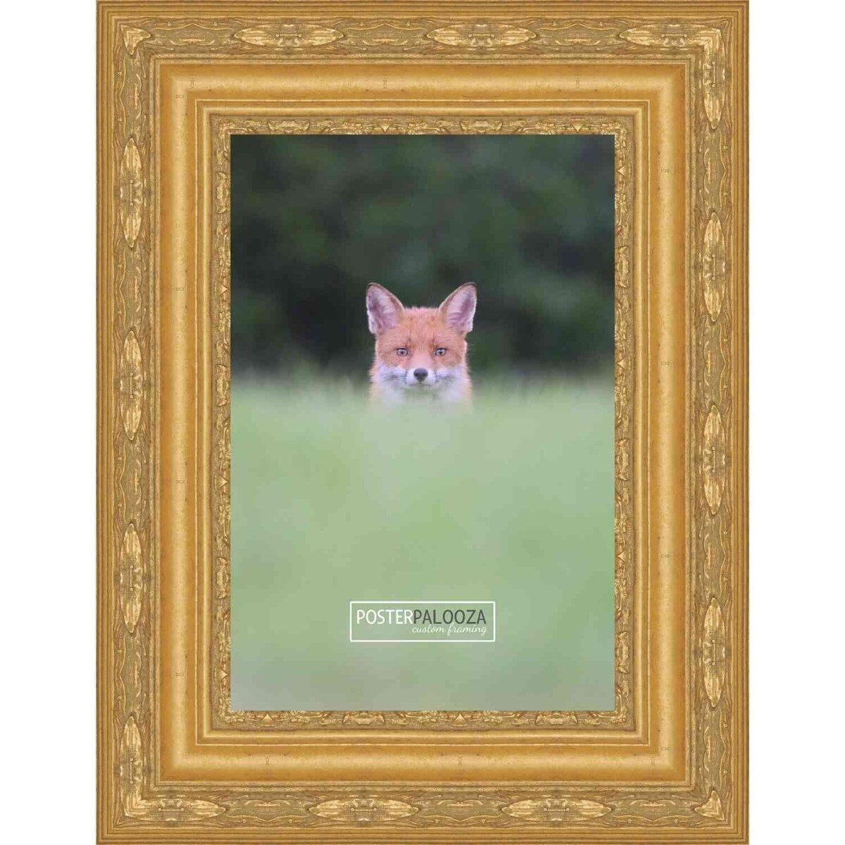 15x13 Ornate Gold Complete Wood Picture Frame with UV Acrylic, Foam Board Backing, & Hardware