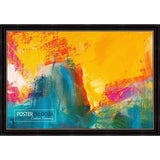15x13 Traditional Black Complete Wood Picture Frame with UV Acrylic, Foam Board Backing, & Hardware