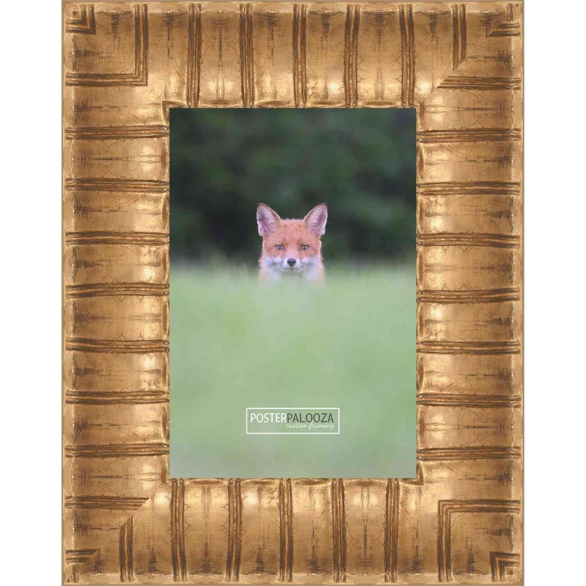 15x17 Ornate Antique Gold Complete Wood Picture Frame with UV Acrylic, Foam Board Backing, & Hardware