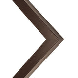 15x18 Cherry Brown | 1" Depth of Usuable Space| Vertical or Horizontal Display | Interior Size 15x18 or 18x15 In